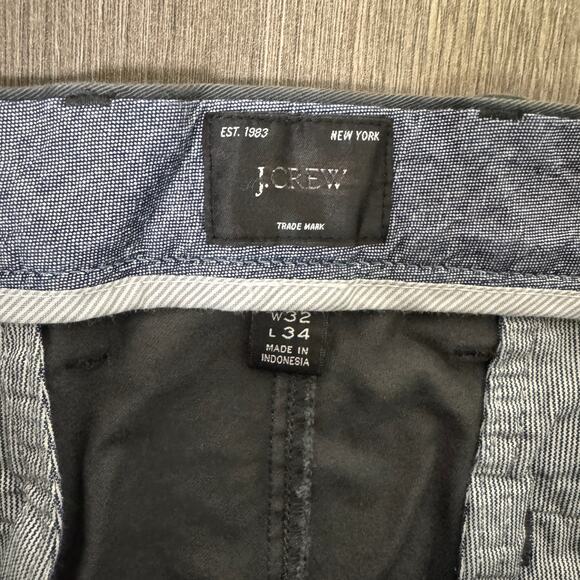 J.Crew 1040 Athletic Tapered-Fit Tech Pants Mens W32 L34 Gray Performance AU209 - Picture 6 of 10